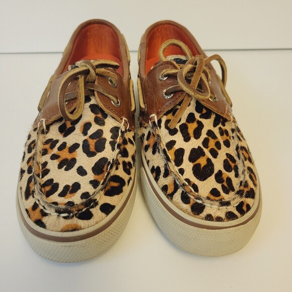 Sperry Leather Calf Hair Size 5,5 Women's Shoes - Picture 3 of 10